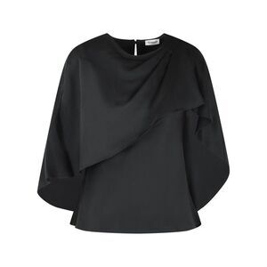 Simkhai 'Eliora' Black Acetate Blend Blouse Women